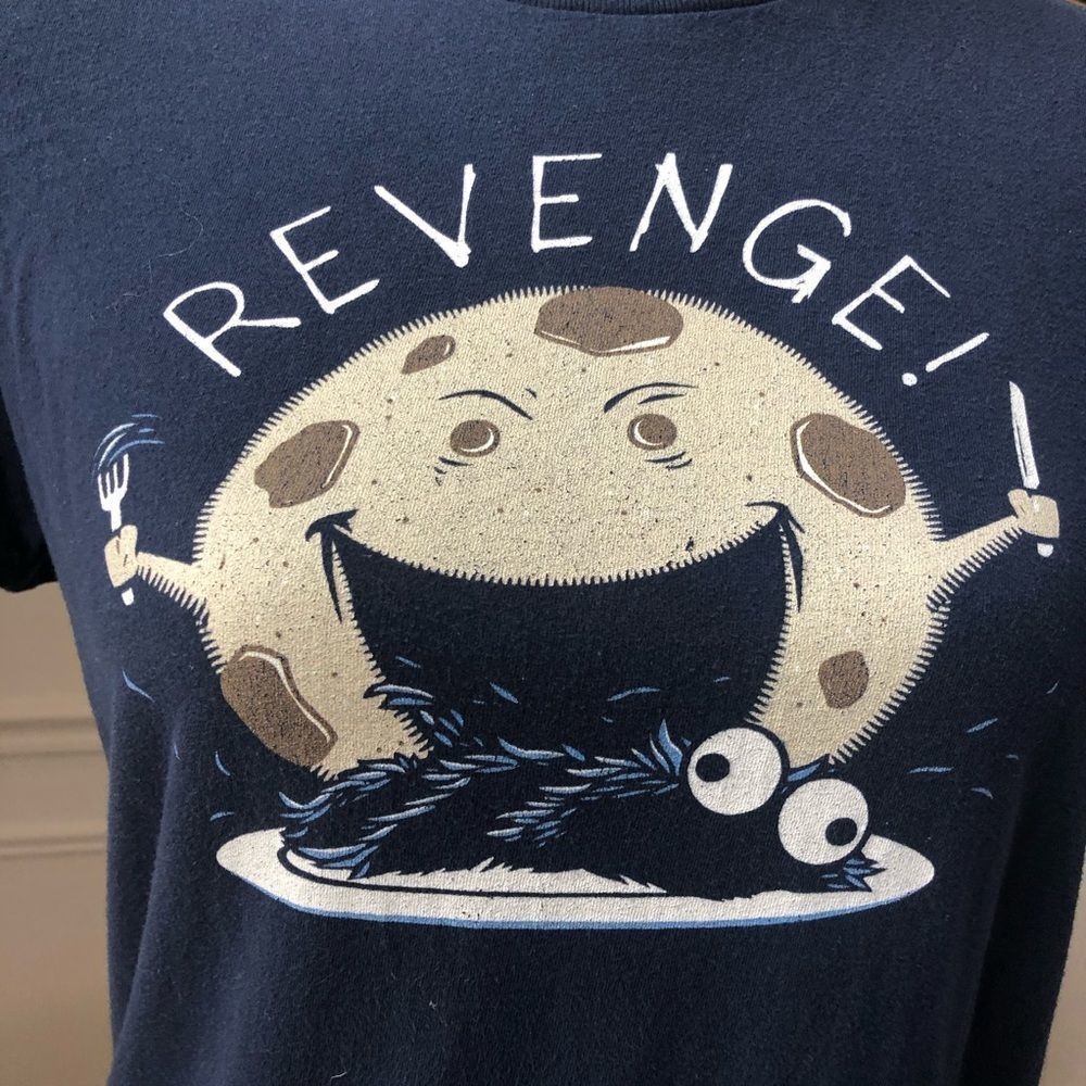 Snorgtees Cookies Revenge Cookie Monster TShirt S